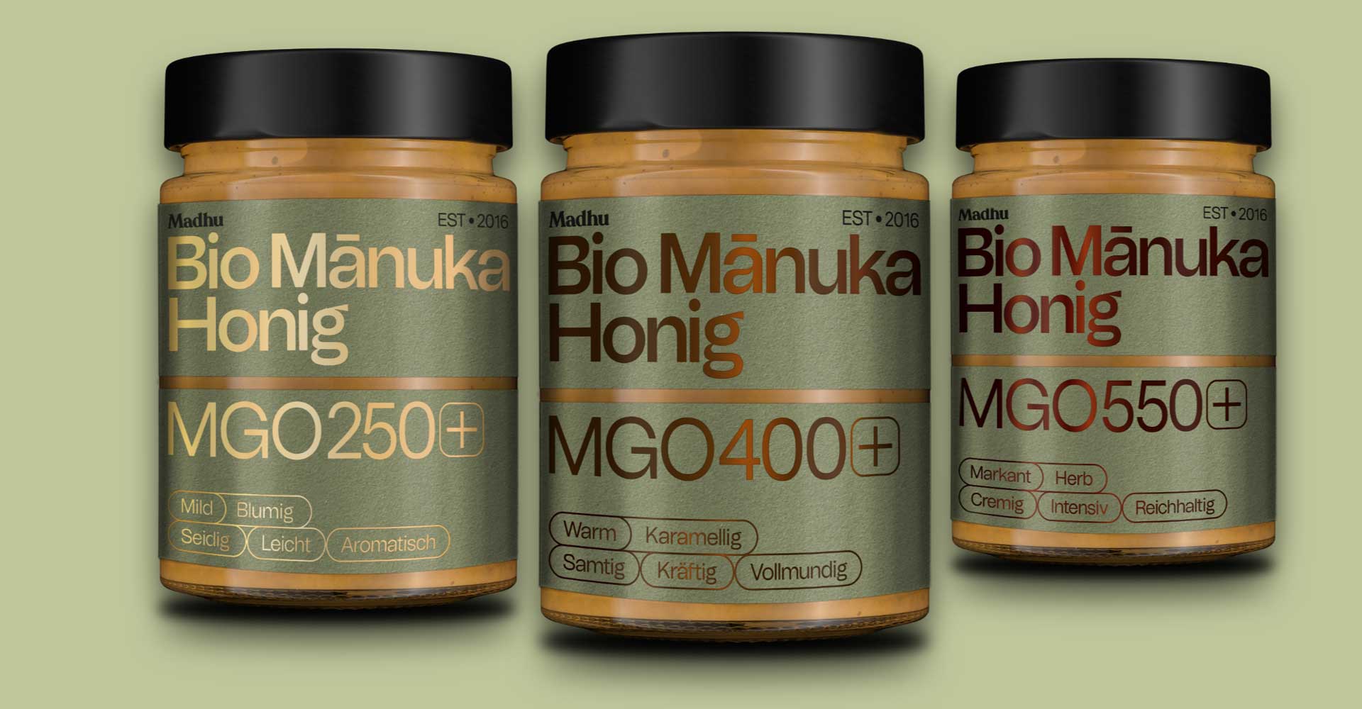 Bio Manuka Honig - Alle Sorten